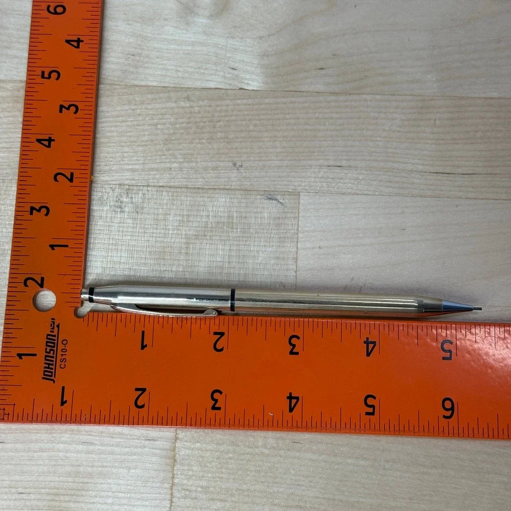 Vintage Cross 1/20 12K Gold Filled Mechanical Pencil USA Pinstripe Anson H.T.J.